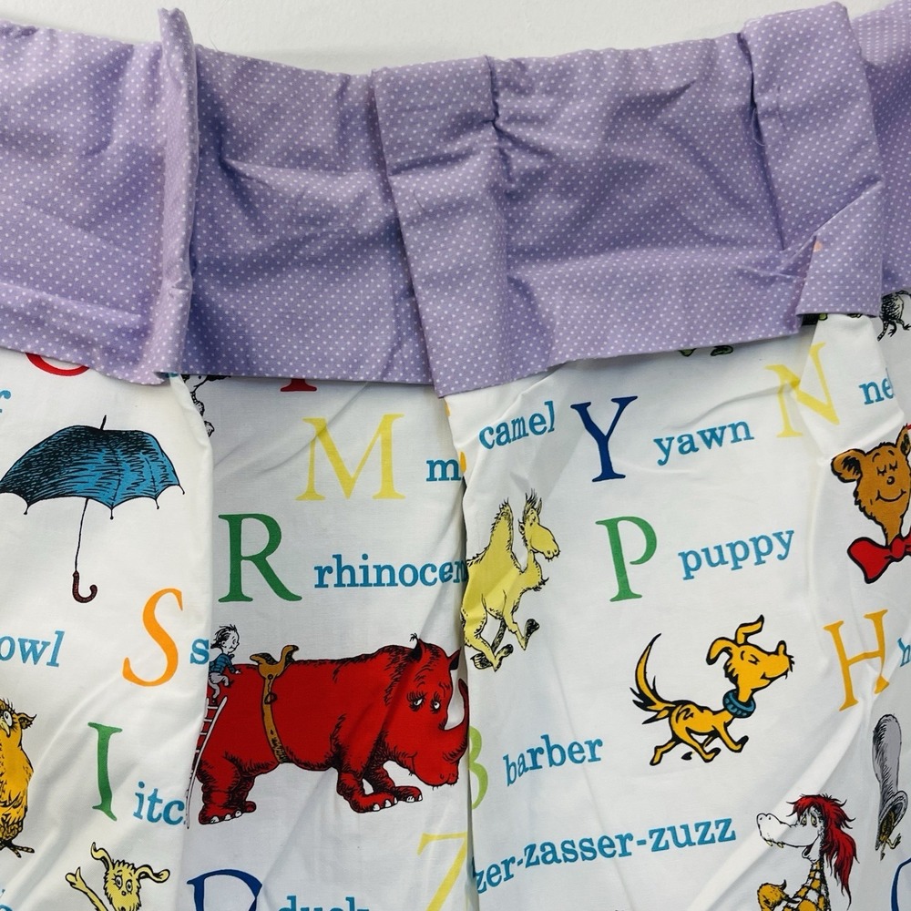 Dr Seuss 90" Blackout Pleated Custom Curtain Drapes (3 panels)